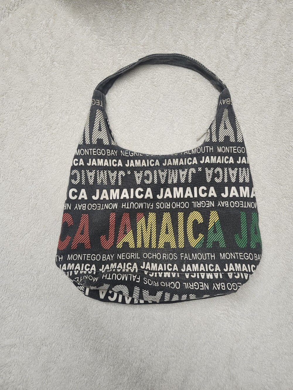 • Robin Ruth Original Bag Jamaica Canvas Tote Shoulder Handbag Multicolor